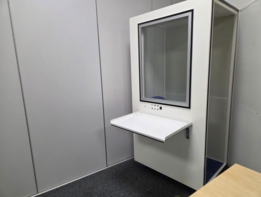 A-750 Audiometric Minibooth in hospital