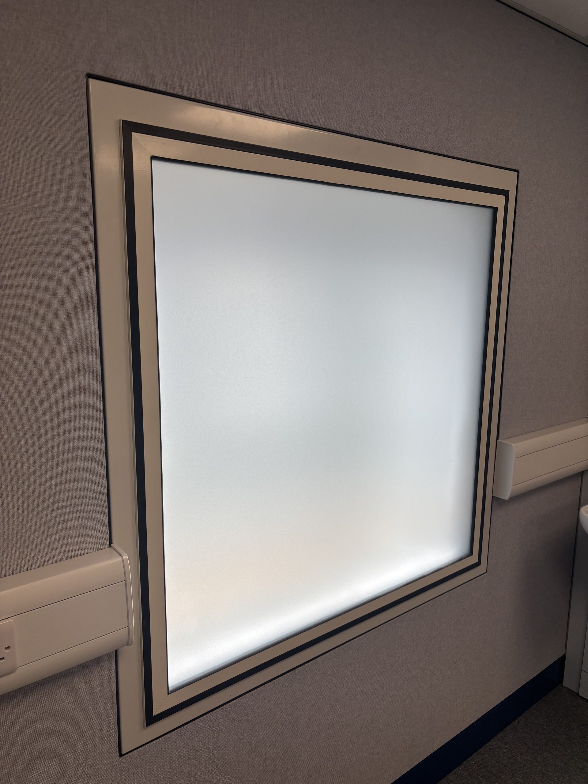Frosted acoustic window