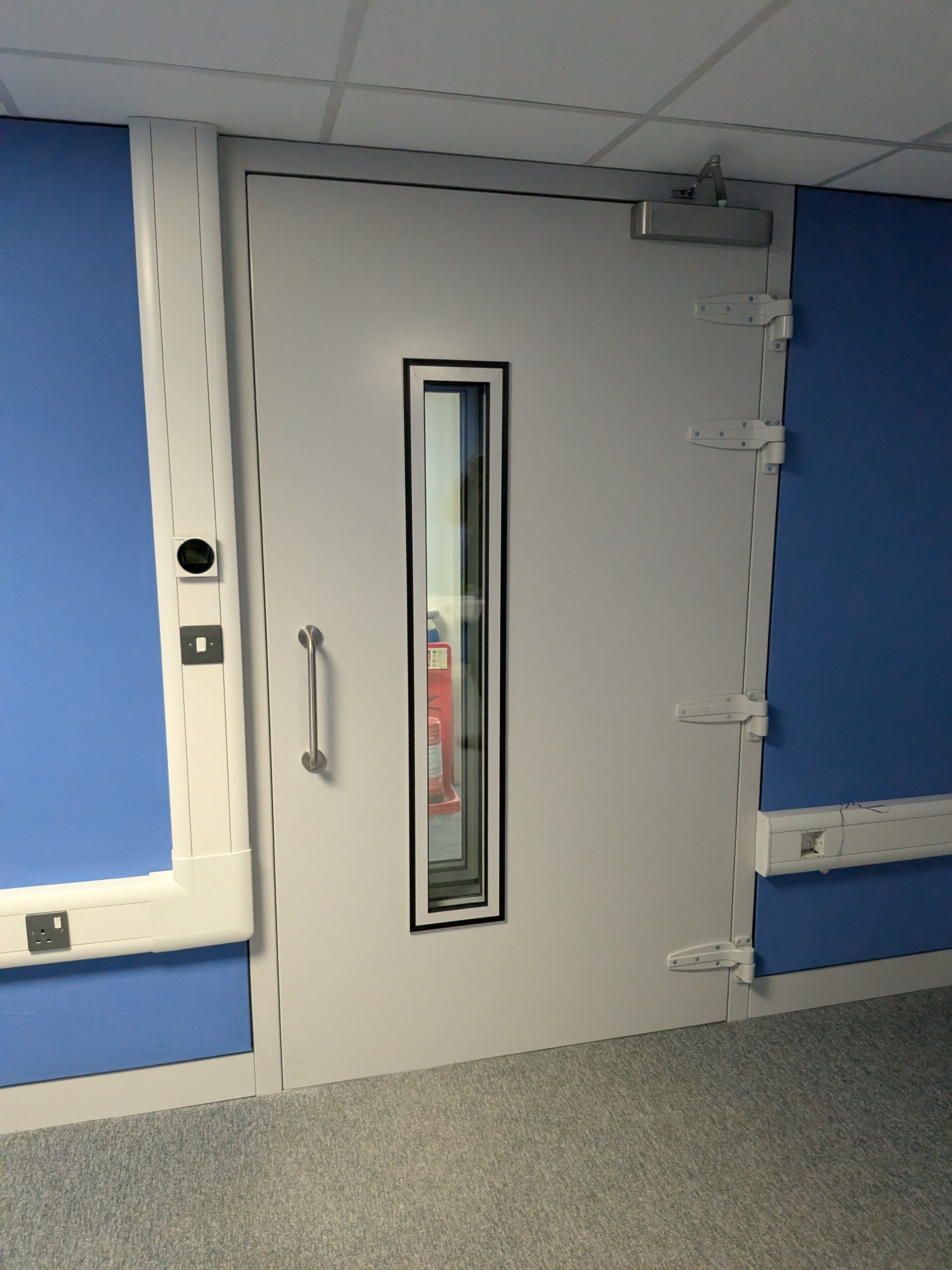 interior view of an audiology door