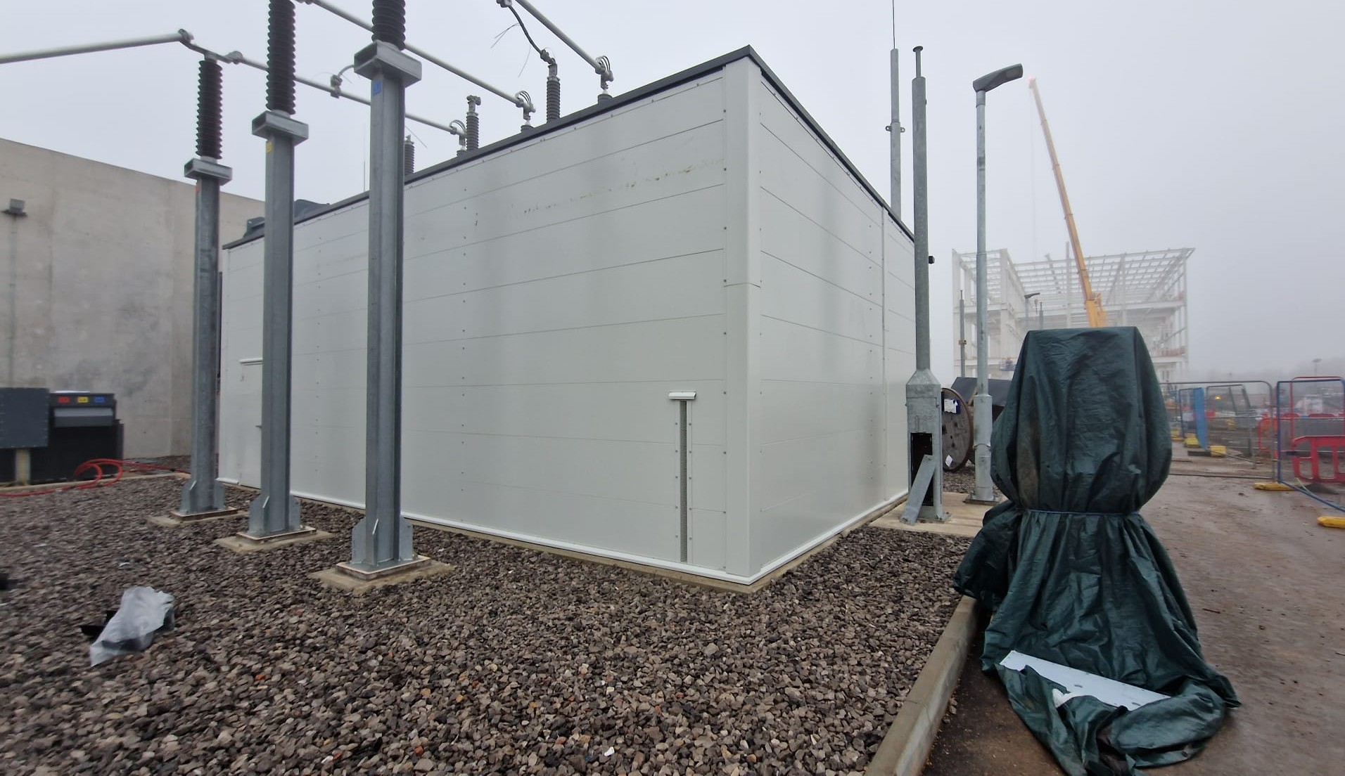 Acoustic enclosure around transformers in London