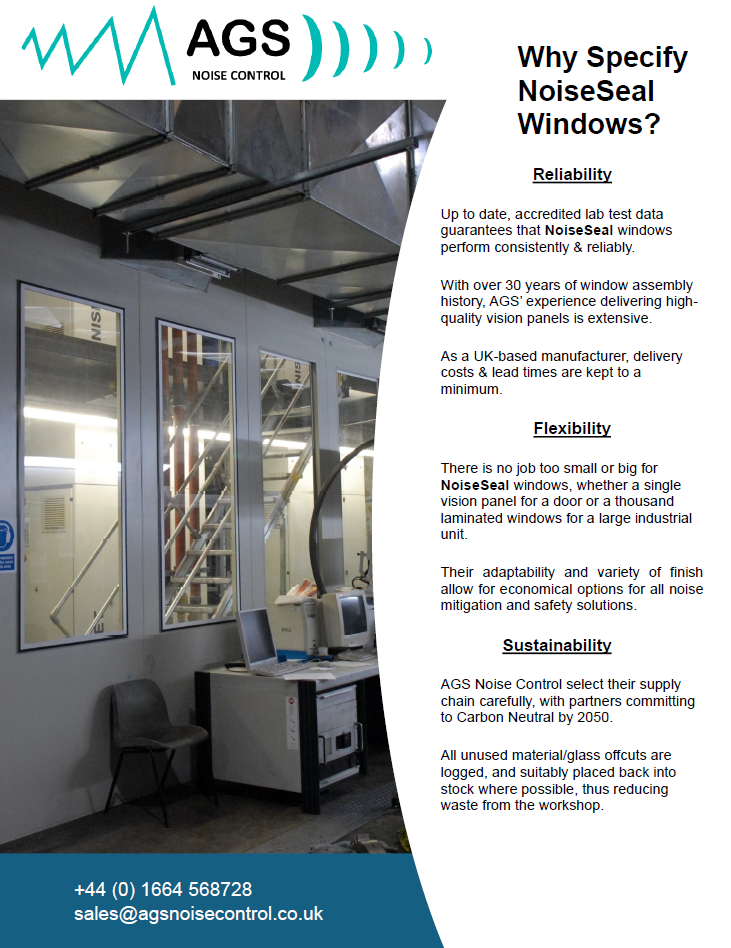 Specify NoiseSeal windows